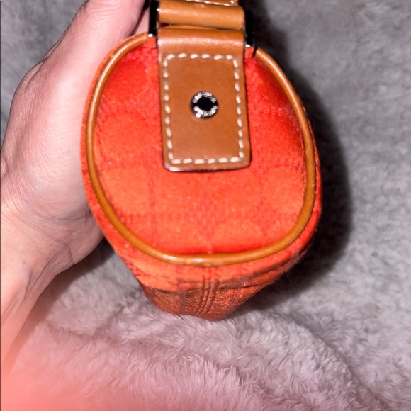 Kate Spade Orange Dot Noel Mini Barrel Bag - Picture 6 of 8